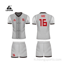 Fornitura di design uniforme da donna a calcio personalizzato sublimato